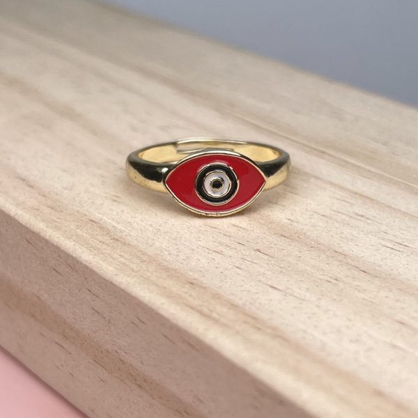 ANILLO DE OJO TURCO - ROJO