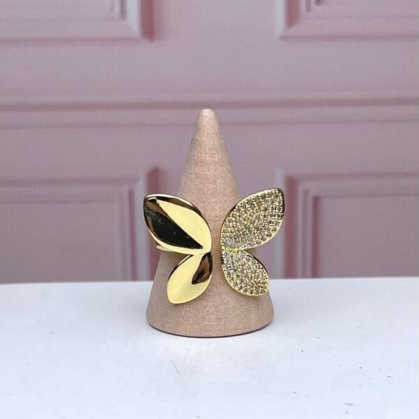 ANILLO DE MARIPOSA CON MICROCIRCON