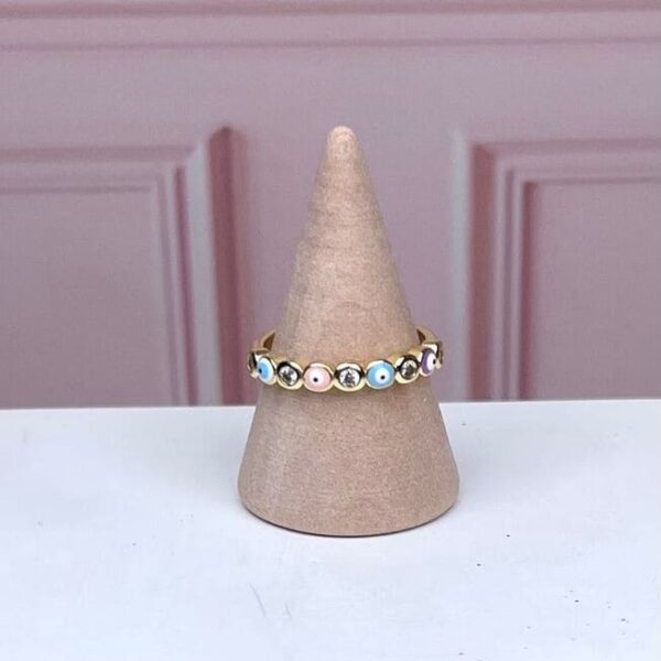 ANILLO DE OJO TURCO PASTEL