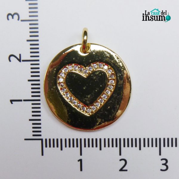 DIJE MEDALLA CORAZON