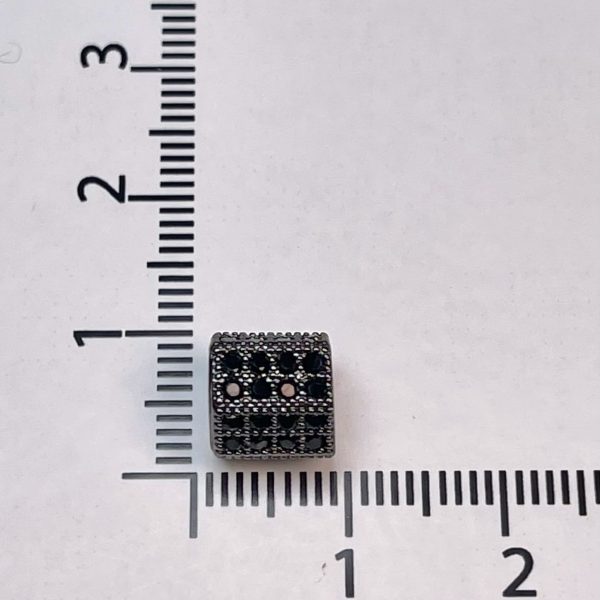 DIJE RECTANGULAR NEGRO