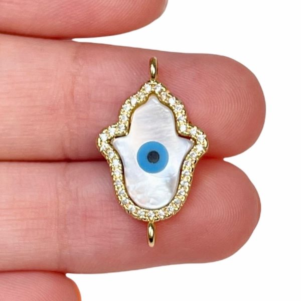 DIJE MAO DE FATIMA CON OJO TURCO