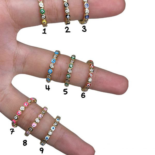 ANILLOS DE OJO TURCO