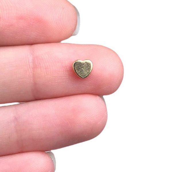 DIJE DE CORAZÓN MINI GOLDFILLED