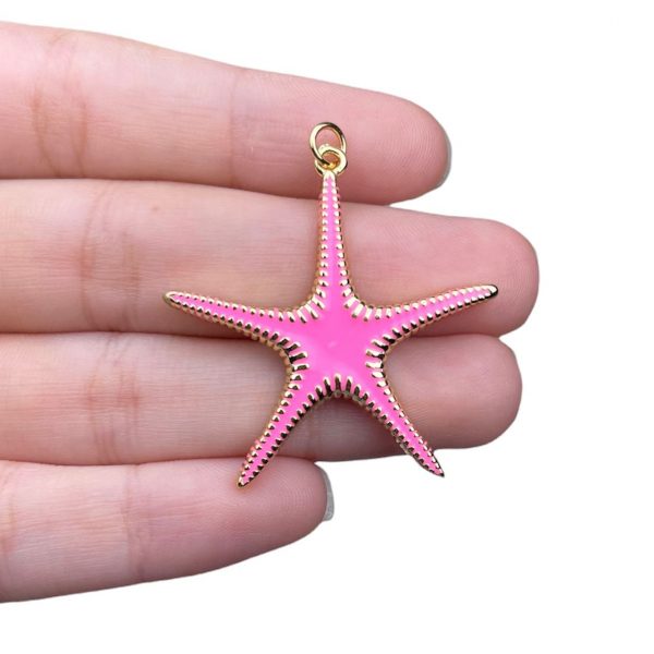 DIJE DE ESTRELLA DE MAR ESMALTADO