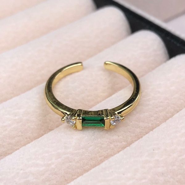 ANILLO DE CIRCON - VERDE