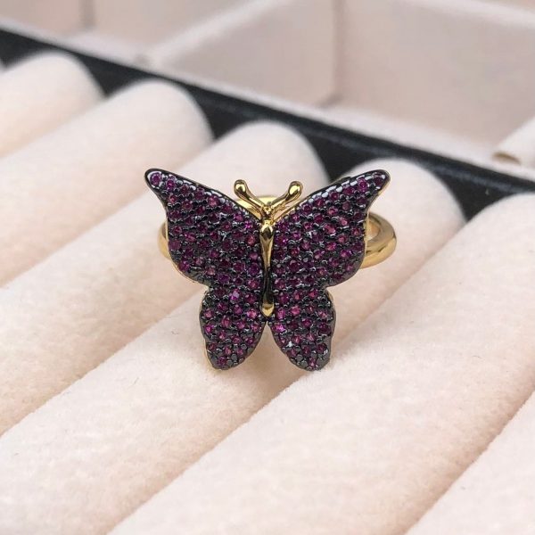 ANILLO DE MARIPOSA - FUCSIA