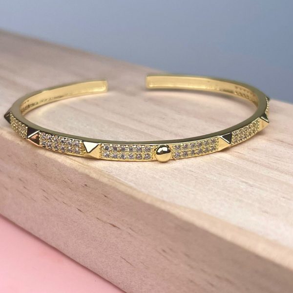 PULSERA CON BRILLOS