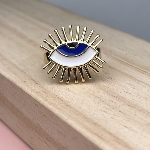 ANILLO DE OJO TURCO - AZUL