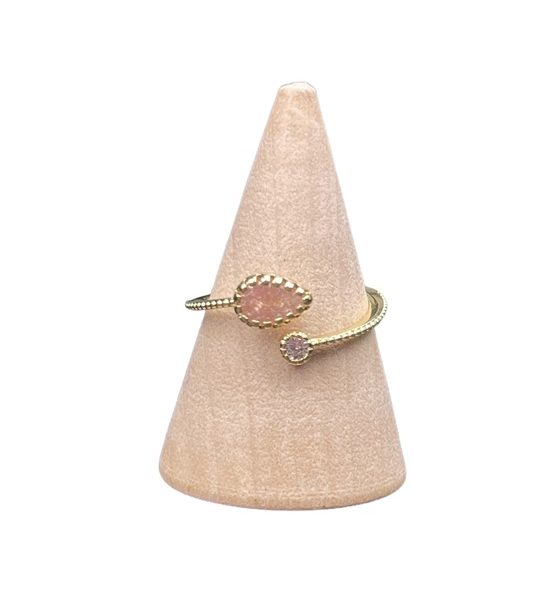 ANILLO CON MICROCIRSON - ROSADO