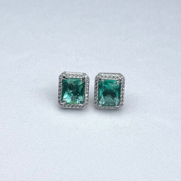 ARETES ELEGANTES RECTANGULAR